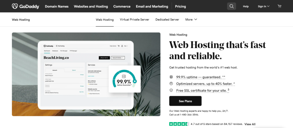 godaddy-web-hosting-service