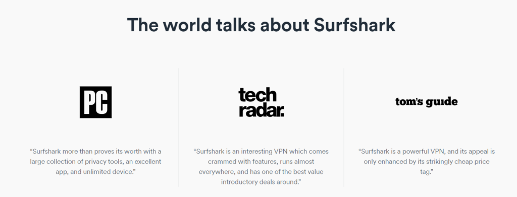 Reviews on Surfshark, Surfshark One, and Surfshark One+
